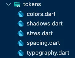 Ejemplo tokens dart